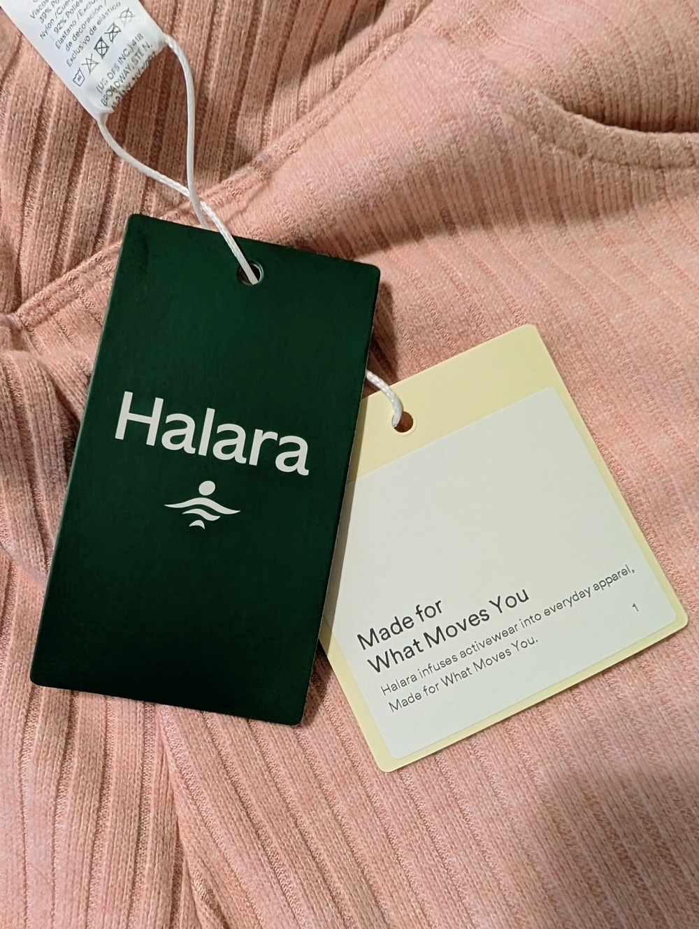 Halara Ribbed Flare Athleisure Pants - Picture 9 of 10